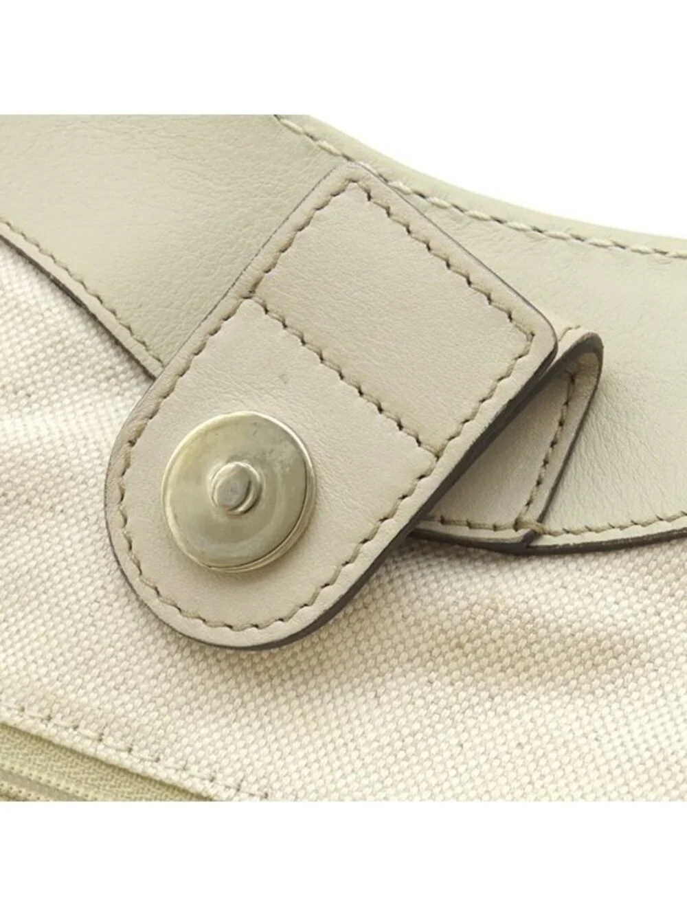 Gucci Handbag Sookie Leather White Champagne Gold Off GG Guccissima Tote with